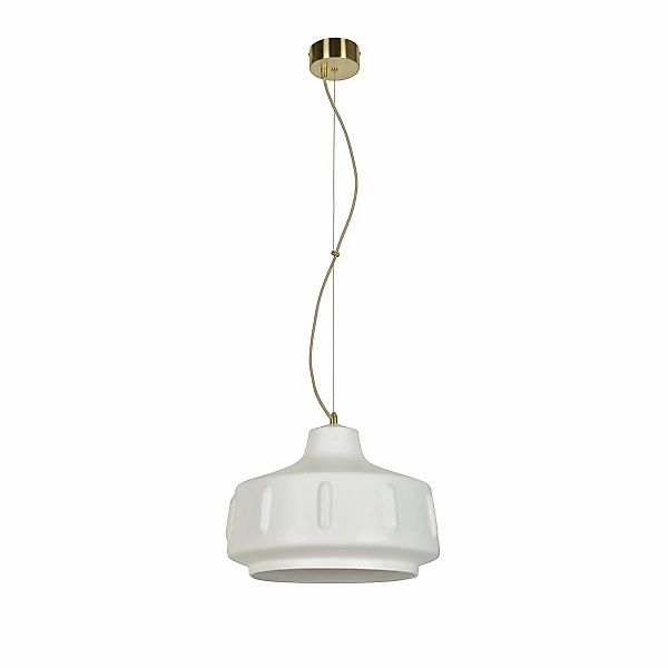 MARKET SET Pendellampe Jimmy, Ø 38 cm, weiß, Keramik günstig online kaufen
