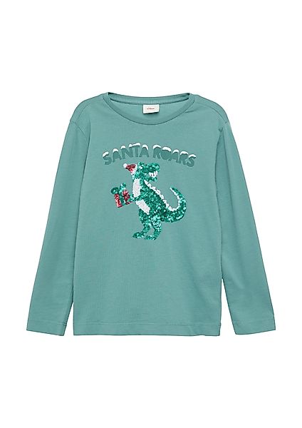 s.Oliver Junior Langarmshirt mit Dino aus günstig online kaufen