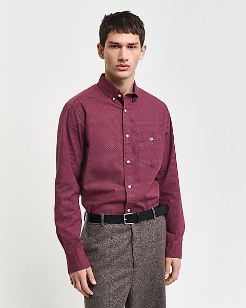 Gant Langarmhemd REG MICRO PRINT SHIRT günstig online kaufen