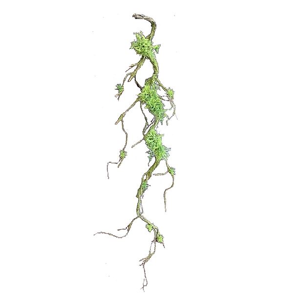 Kunstblume Moos Girlande Hellgrün 108 cm günstig online kaufen