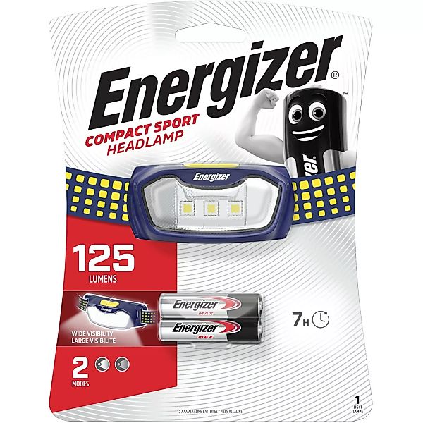 Energizer Kopflampe Compact Sport Headlamp 2xAAA inkl. günstig online kaufen
