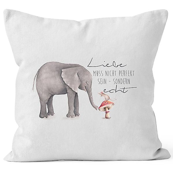 MoonWorks Dekokissen Kissenbezug Geschenk Liebe muss günstig online kaufen