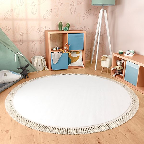 Paco Home Teppich Swindon 485, rund, günstig online kaufen