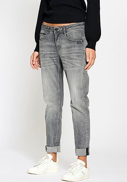 GANG Relax-fit-Jeans 94AMELIE mit Used-Effekten günstig online kaufen
