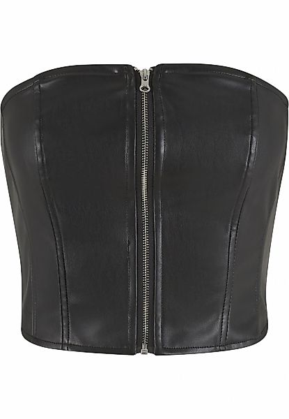 URBAN CLASSICS Tanktop "Urban Classics Ladies Synthetic Leather Bandeau Top günstig online kaufen