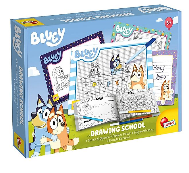Lisciani Kreativset Bluey Zeichenschule Malset Schreibtafeln zeichnen günstig online kaufen