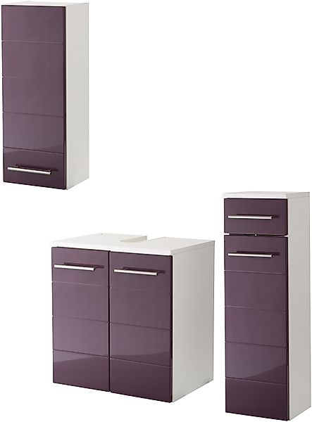 welltime Badmöbel-Set Porto, (3-St), in 3 günstig online kaufen