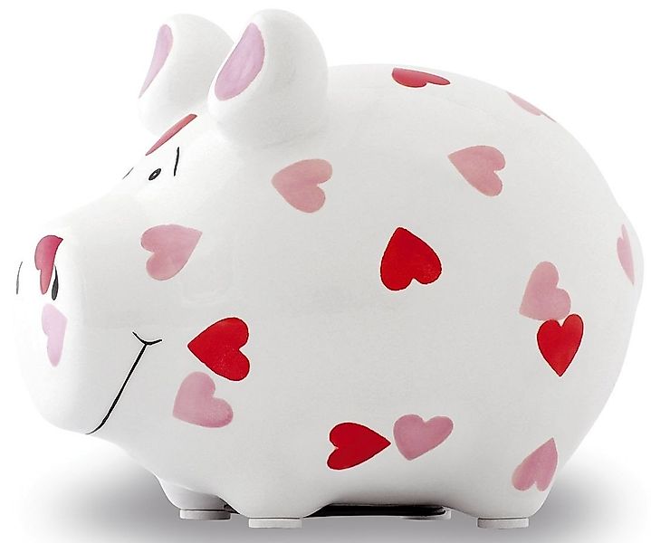 KCG Spardose KCG 101575 Spardose Schwein "Herzchen" - weiß, klein günstig online kaufen