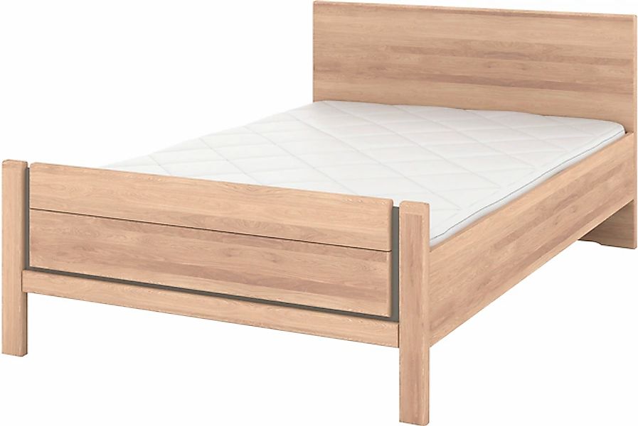 Musterring Holzbett »Sorrent, Bettgestell, Bettrahmen, teilmassiv Eiche«, ( günstig online kaufen