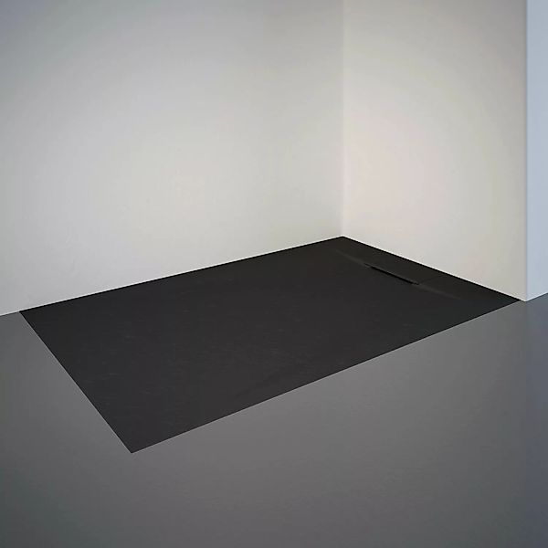 Schulte Duschwanne ExpressPlus Extraflach Rechteck 140 cm x 90 cm Anthrazit günstig online kaufen