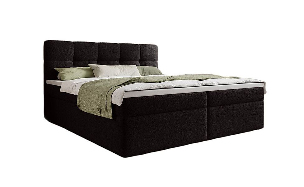 Luxusbetten24 Boxspringbett Cozy II Bouclé, mit Stauraum günstig online kaufen