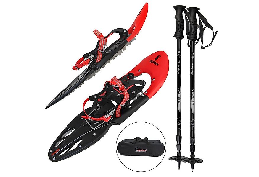 ALPIDEX Schneeschuhe Schneeschuhe für Schuhgröße 38 - 46 bis 140 kg - mit o günstig online kaufen