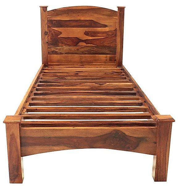 Indischesmoebelhausde Massivholzbett Bett Rami 90x200 aus indischem Palisan günstig online kaufen