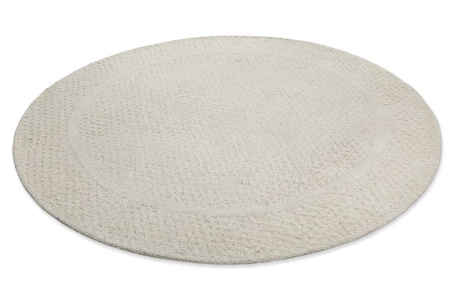 Wecon home Wollteppich »Hamptons THIRTYFIVE«, rund, 15 mm Höhe, Schurwolle, günstig online kaufen