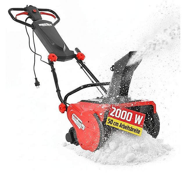 Hecht Elektro-Schneefräse 9200 mit 8m Wurfweite, 2000W, 230V, 50 cm Arbeits günstig online kaufen