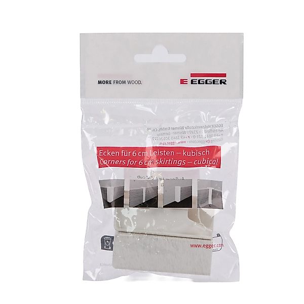 Egger Außenecke Kubisch 6 cm Eiche Weiß 2 Stück günstig online kaufen