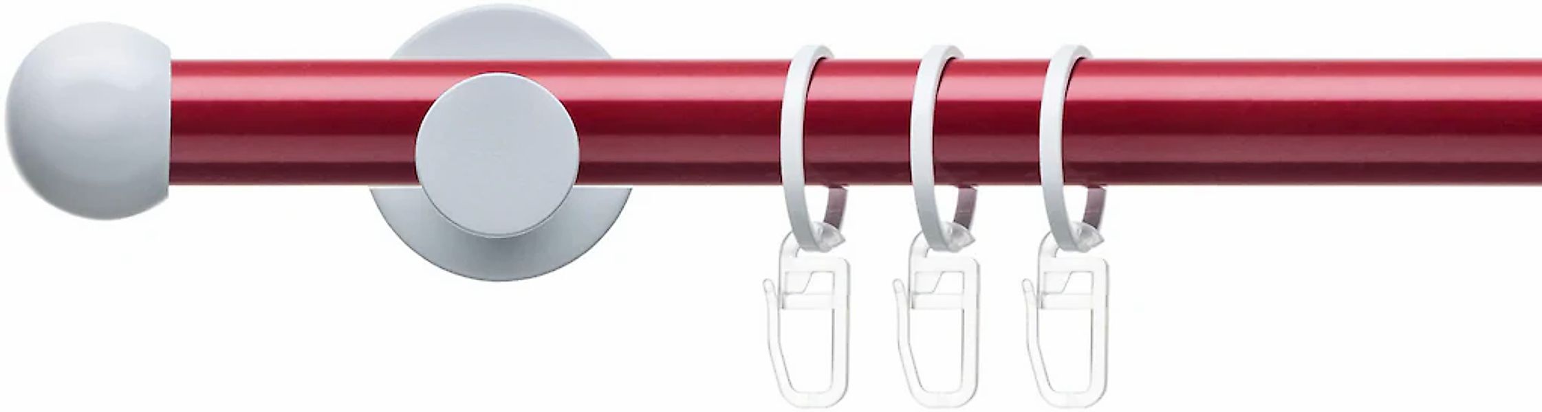 Liedeco Gardinenstange "Fertigstilgarnitur 20 mm Power Celebration Kugel" Ø günstig online kaufen