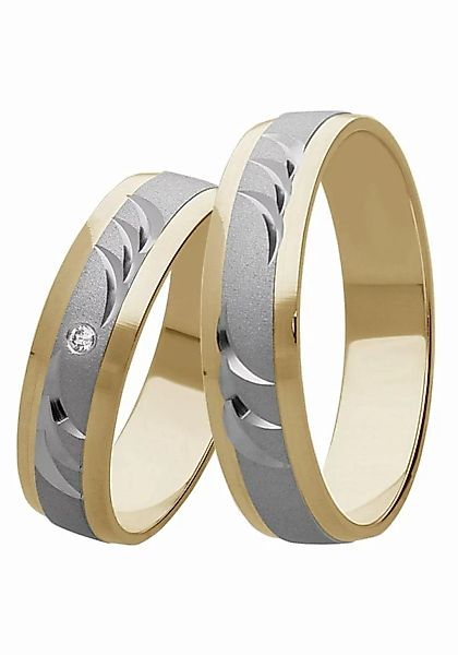 Firetti Trauring "Schmuck Geschenk Gold 375 Hochzeit Ehering Trauring "LIEB günstig online kaufen