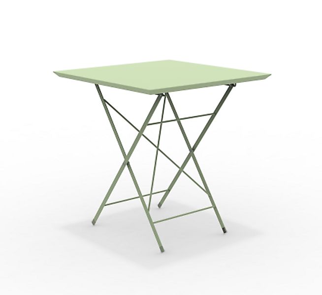 STEP - robuster Outdoortisch klappbar 70x70 cm grün günstig online kaufen