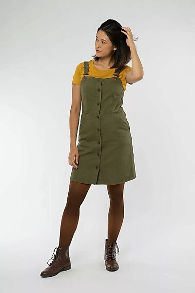 Jerrika Pinafore Kleid aus Bio Baumwolle günstig online kaufen