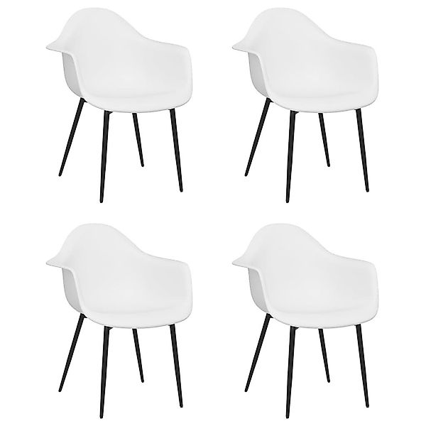 DOTMALL Esszimmerstuhl (4 St), Kunststoff Metallbeine, günstig online kaufen