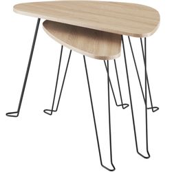 tectake Beistelltisch 2er Set Beistelltische (1-St., günstig online kaufen