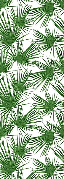 queence Vinyltapete »Tropische Blätter-Grün« botanisch glatt 90x250cm, selb günstig online kaufen