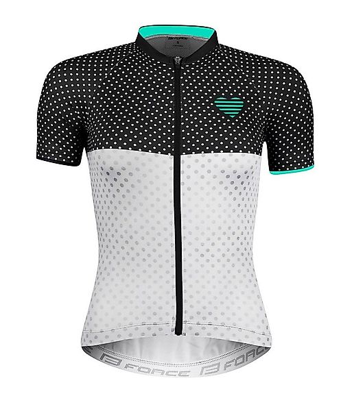FORCE Radtrikot Jersey Force POINTS Kurzjacke Damen türkis %%% günstig online kaufen