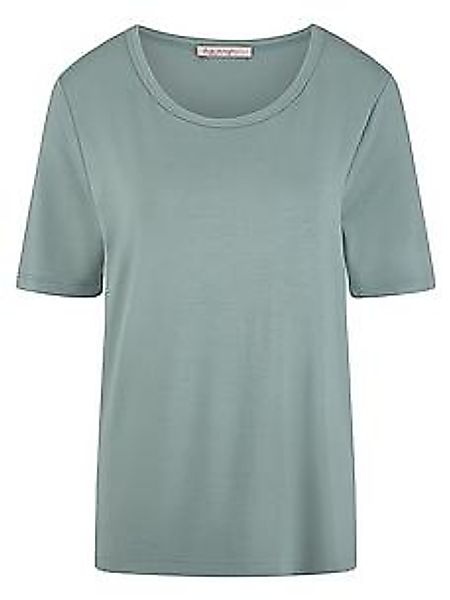 Kurzes Rundhals-Schlafshirt Hautnah grün günstig online kaufen