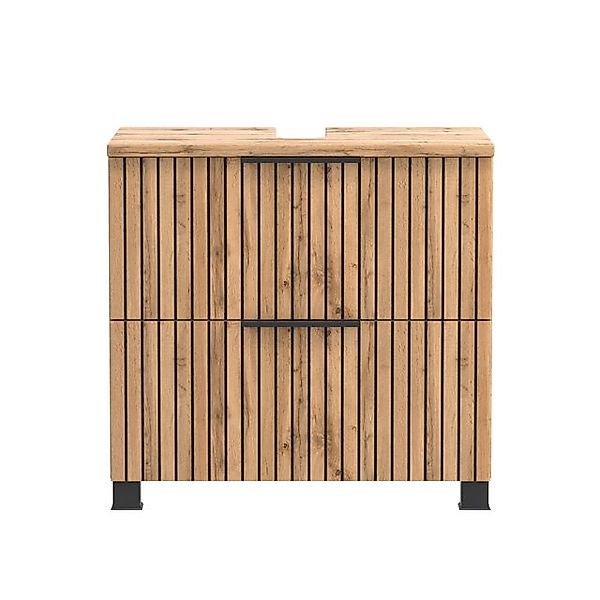 freiraum Waschbeckenunterschrank Nizza in Wotaneiche-Dekor - 60x54x35cm (Bx günstig online kaufen