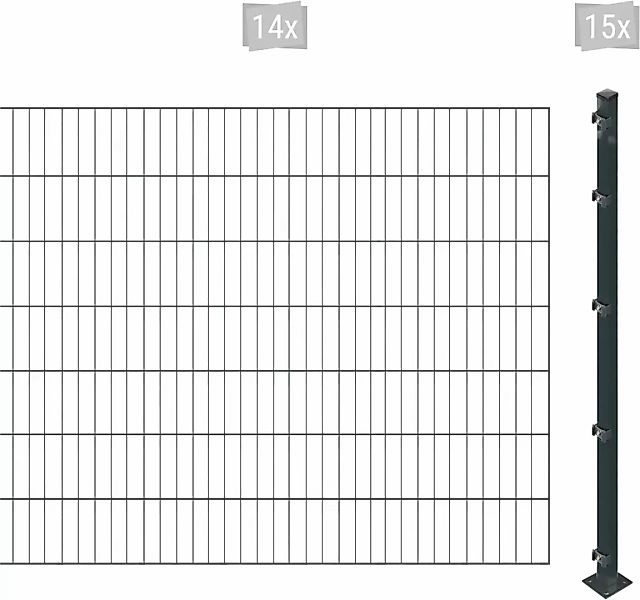 Arvotec Einstabmattenzaun "ESSENTIAL 140 zum Einbetonieren", Zaunhöhe 140 c günstig online kaufen