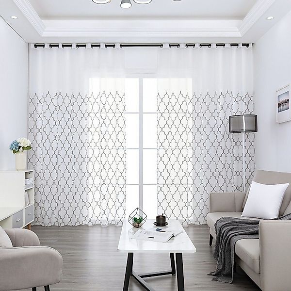 BYSURE Vorhang (2 St), Ösen, transparent, günstig online kaufen