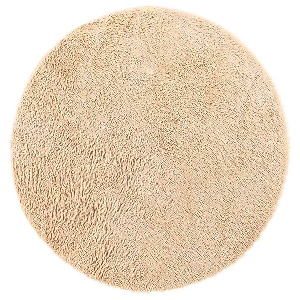 vidaXL Teppich Shaggy Hochflor NAVARRA Beige 200x200 cm Polyester 4102917 günstig online kaufen