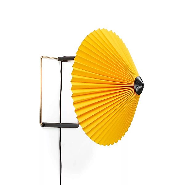 HAY Matin Wandleuchte LED, gelb - ø30 cm günstig online kaufen