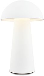 LED-Akku-Tischleuchte Fungo Mini, weiß, Touch, Kunststoff günstig online kaufen