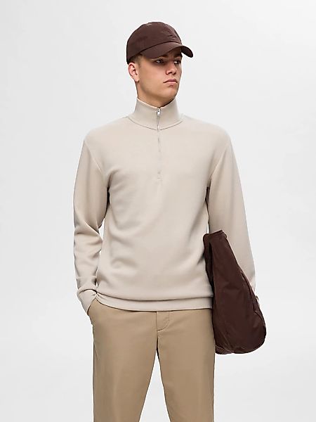 SELECTED HOMME Sweatshirt SLHEMANUEL SOFT ZIP günstig online kaufen