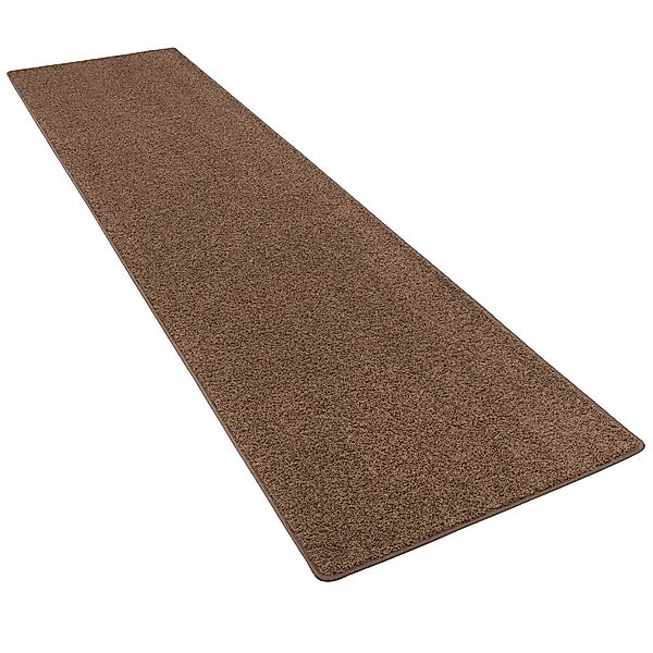 Snapstyle Hochflor Langflor Teppich Läufer Cottage Schoko 80x320cm günstig online kaufen