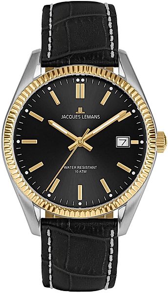 Jacques Lemans Quarzuhr 50-3U, Armbanduhr, Herrenuhr, günstig online kaufen