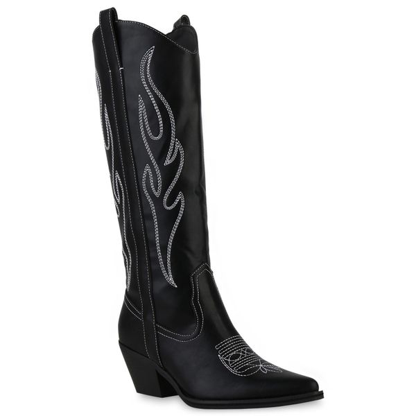 VAN HILL 839870 Cowboystiefel Damen Leicht günstig online kaufen