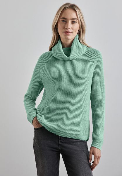 STREET ONE Rollkragenpullover im soften Baumwoll-Mix günstig online kaufen