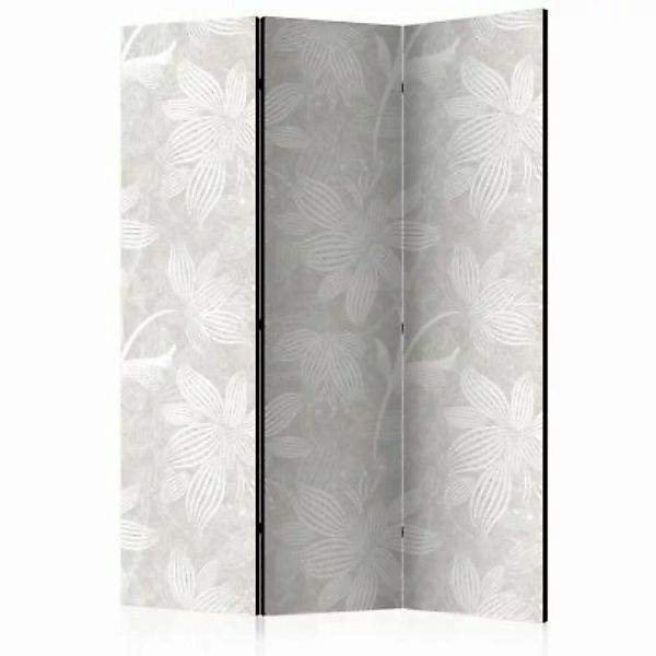 artgeist Paravent Floral Elements [Room Dividers] weiß/beige Gr. 135 x 172 günstig online kaufen