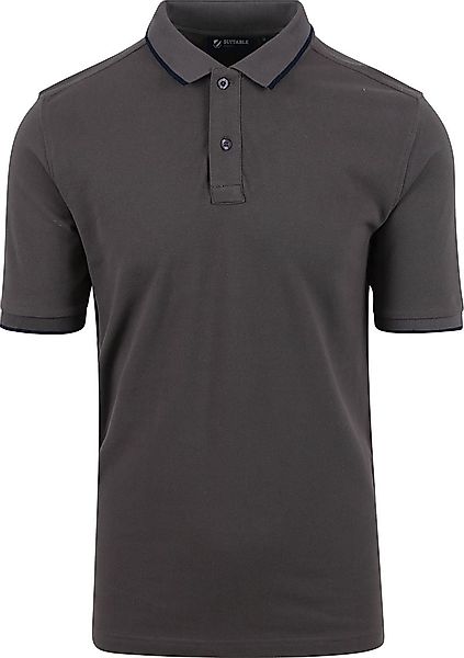 Suitable Respect Poloshirt Tip Ferry Anthrazit - Größe L günstig online kaufen