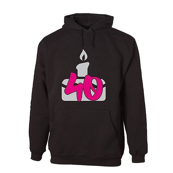 G-graphics Hoodie 40 – Geburtstagstorte Unisexzum 40ten Geburtstag mit tren günstig online kaufen