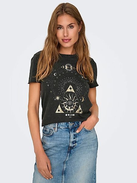 ONLY T-Shirt Bedrucktes Kurzarm mit Printed günstig online kaufen