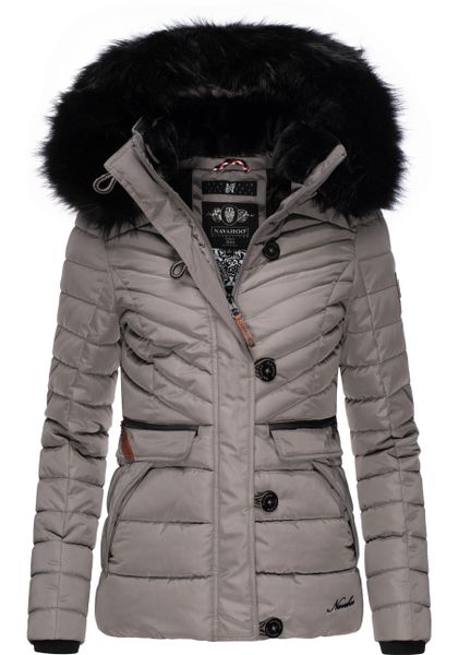 Navahoo Winterjacke "Wisteriaa" mit Kapuze Warm gefütterte Steppjacke mit K günstig online kaufen