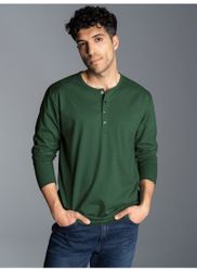 Trigema Longsleeve "TRIGEMA Langarmshirt mit Knopfleiste" 1 Stk. tlg. günstig online kaufen