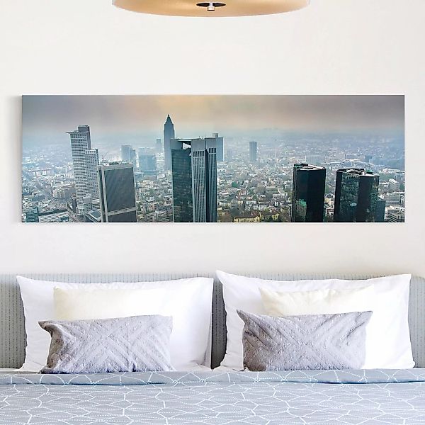 Leinwandbild - Panorama Modern Architecture günstig online kaufen