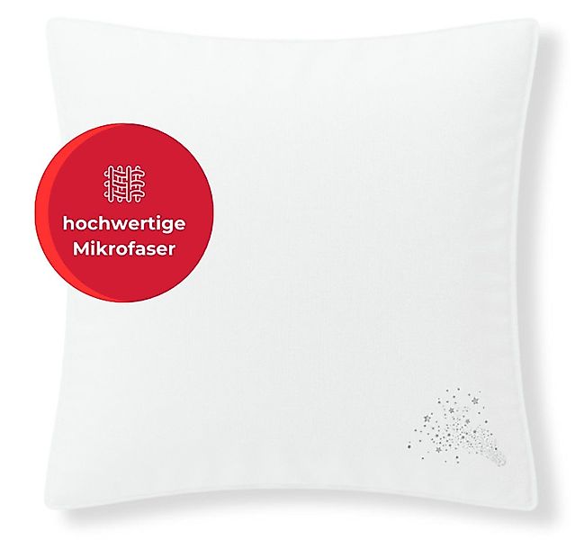 my home Microfaserkissen Baca, Kopfkissen 40x80 günstig online kaufen