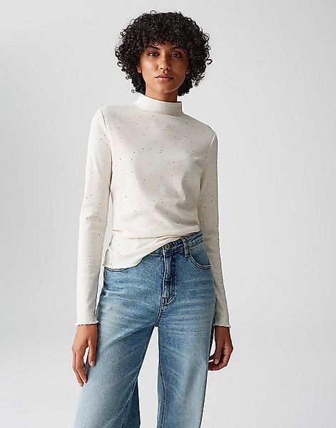 OPUS Langarmshirt SUHANNA CURLY Slim Fit aus elastischem Jersey schmale Pas günstig online kaufen