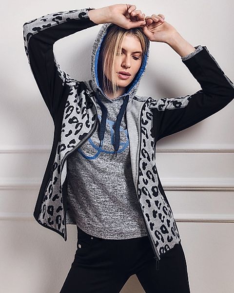 Hajo Sweatjacke Sweatjacke mit Kapuze günstig online kaufen